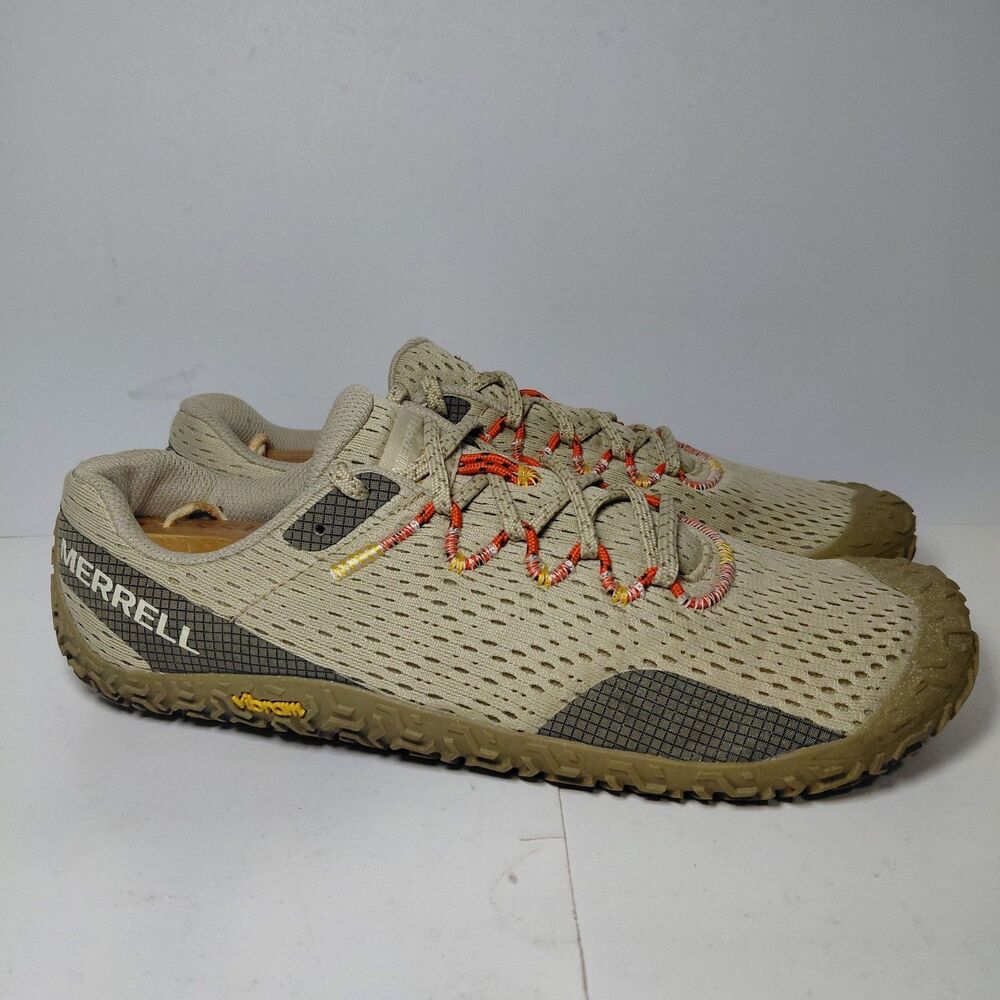 Merrell Trail Glove 7 Barefoot Hiking Shoes Mens 9 Khaki Coyote J067655